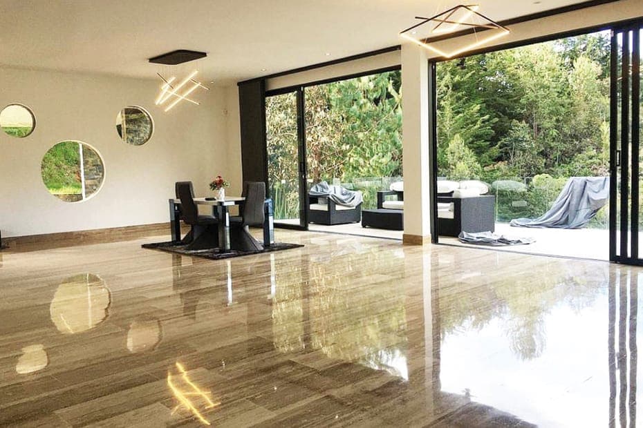 Mármol: Sala social, obra de PPB Ingeniería